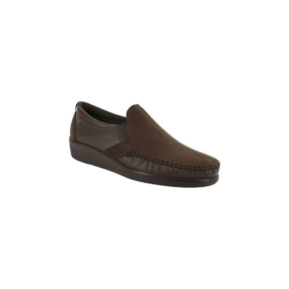 NEW SAS women's dream slip on loafers in turf/coffee